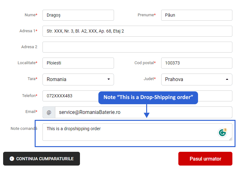 Livrare prin picătură